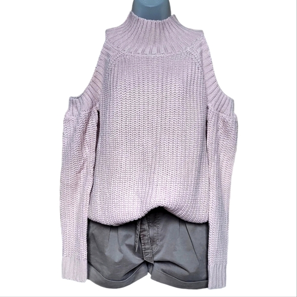 NWT Tea & Cup Cute Cold Shoulder Sweater - Picture 2 of 12